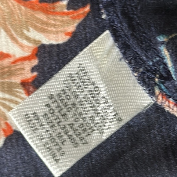 Umgee Floral Spring Bloom Cocoon Kimono Long Cardigan Wrap oversized Navy sz M/L - Picture 12 of 16